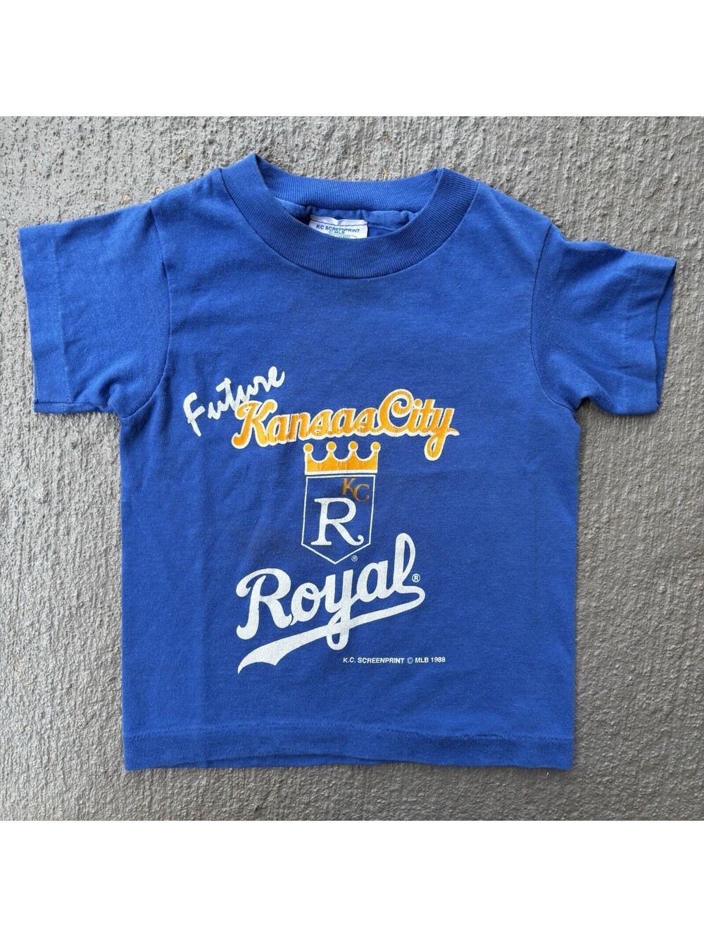 Vintage 1988 Kansas City Royals future fan Shirt KIDS 12-18 Months